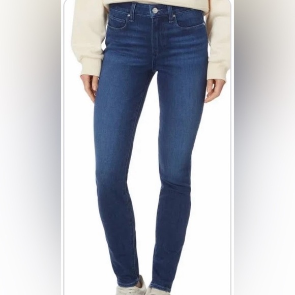 PAIGE/ Hoxton Ultra Skinny in Legenary Fit Ankle Jean/ BLUE / size 32/ - Picture 1 of 10